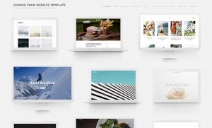 網頁設計軟體-squarespace模板