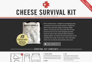 網站調色板-Cheese Survival Kit