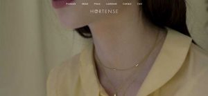 珠寶網站設計實例--Hortense