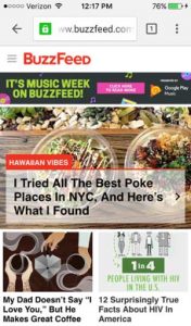 移動網站設計範例--buzzfeed-mobile